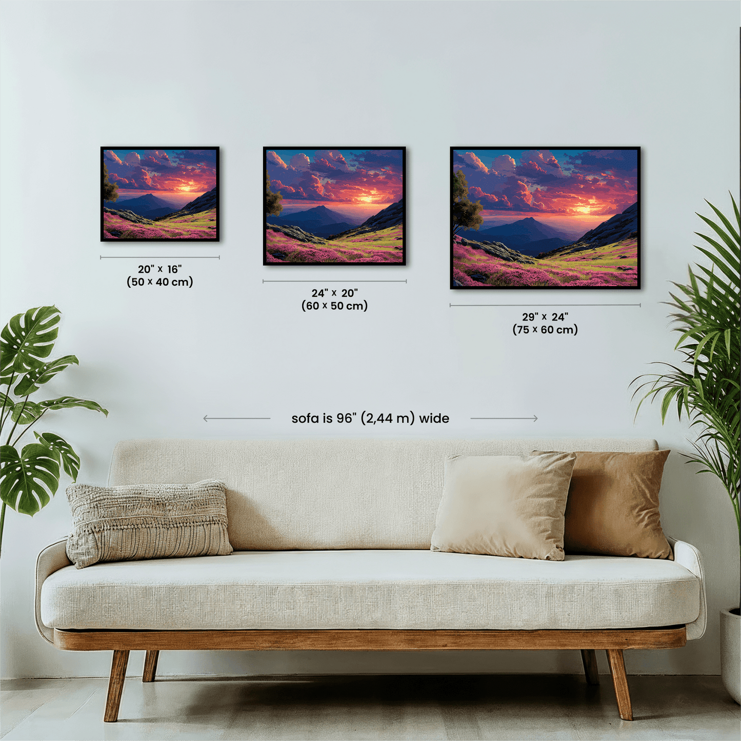 Paint by numbers - Purple Sunset - MyArt