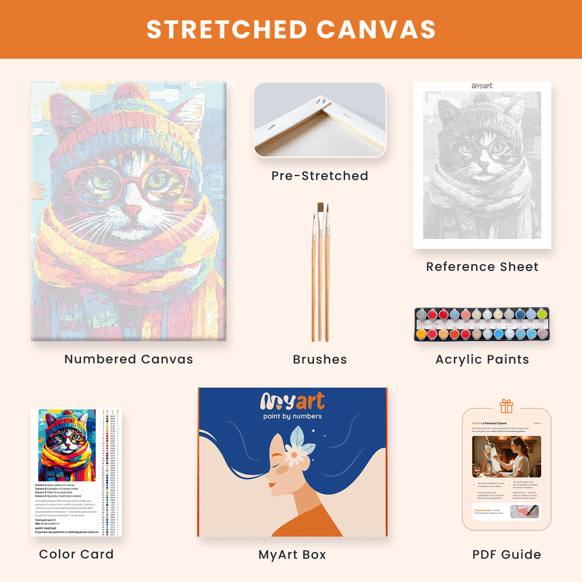 Paint by numbers - Purr Pop - MyArt