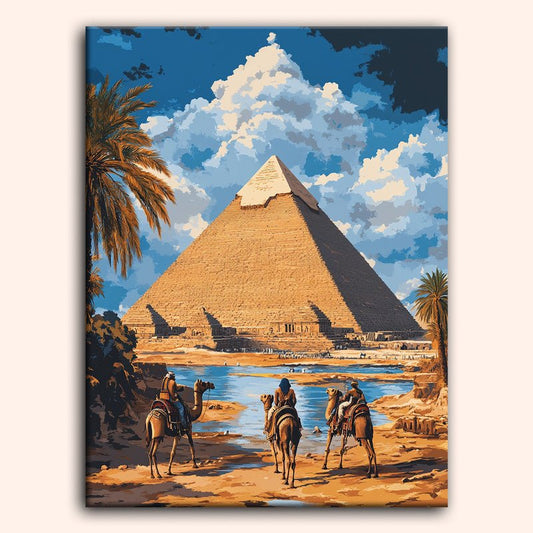 Paint by numbers - Pyramid Caravan - MyArt