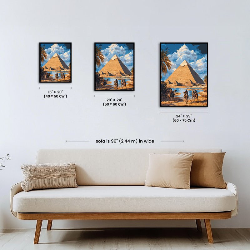 Paint by numbers - Pyramid Caravan - MyArt