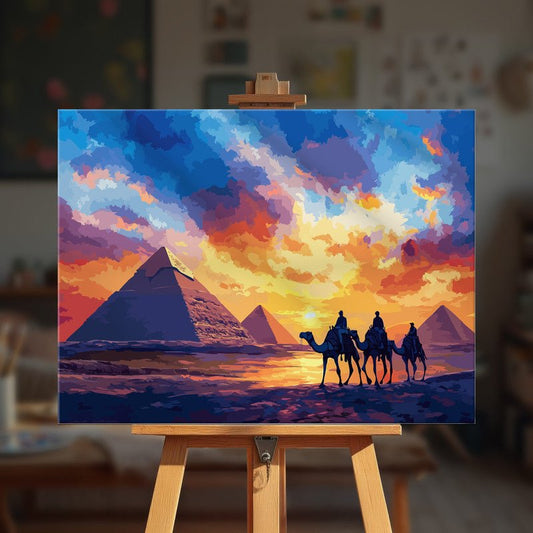 Paint by numbers - Pyramid Sunset - MyArt