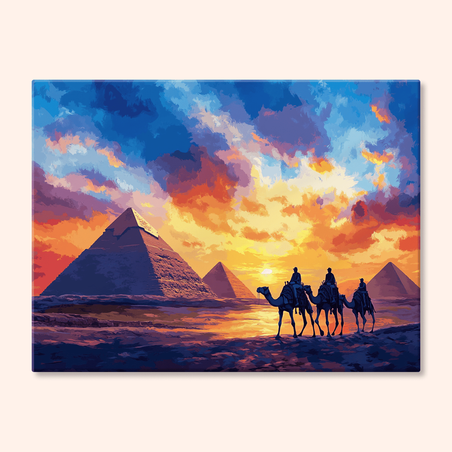 Paint by numbers - Pyramid Sunset - MyArt