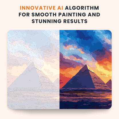 Paint by numbers - Pyramid Sunset - MyArt