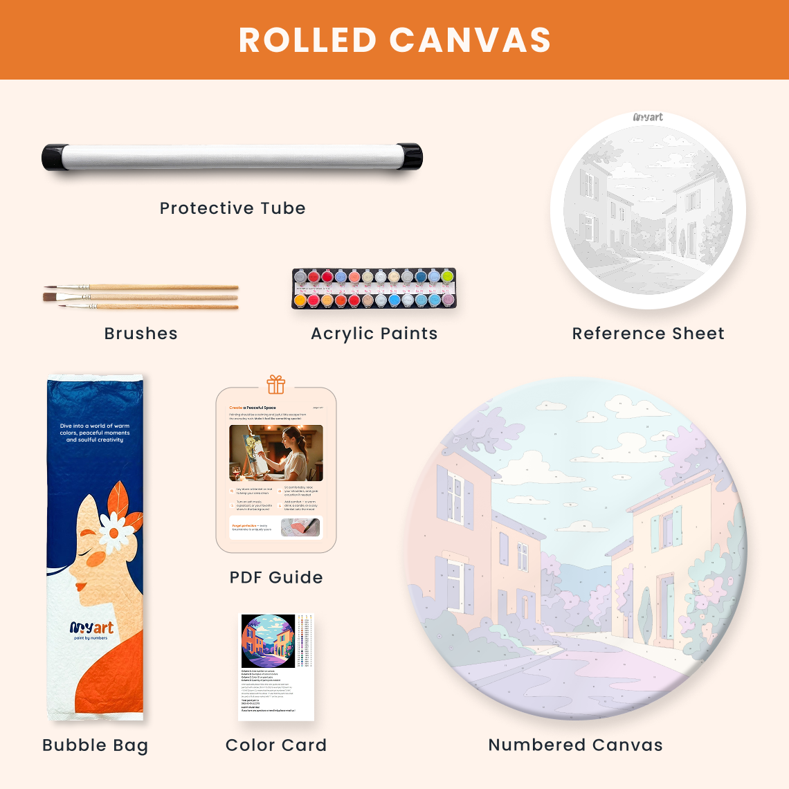 Paint by numbers - Quiet Village - MyArt