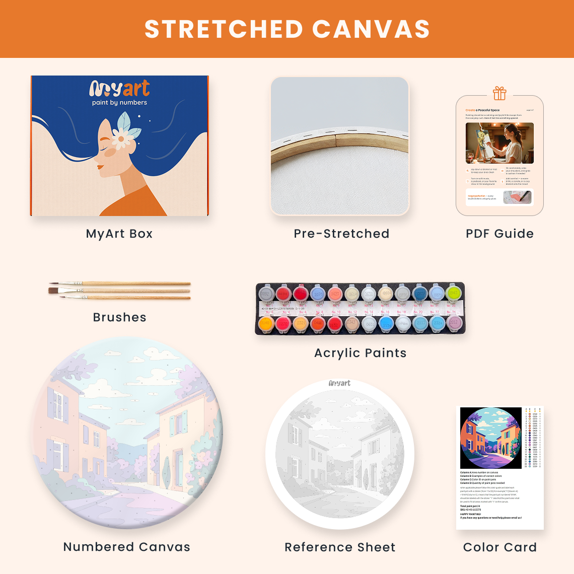 Paint by numbers - Quiet Village - MyArt