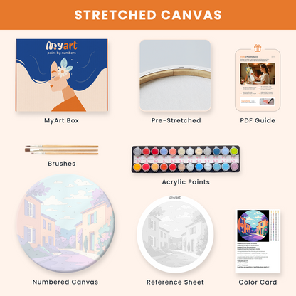 Paint by numbers - Quiet Village - MyArt