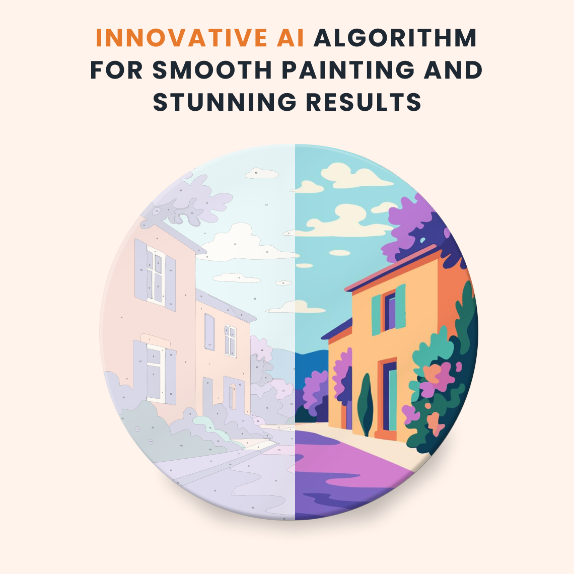 Paint by numbers - Quiet Village - MyArt