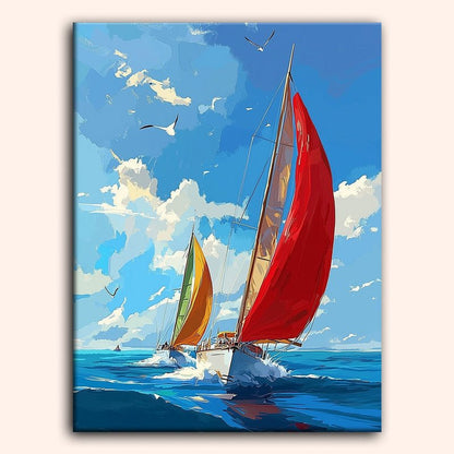 Paint by numbers - Racing Skies - MyArt