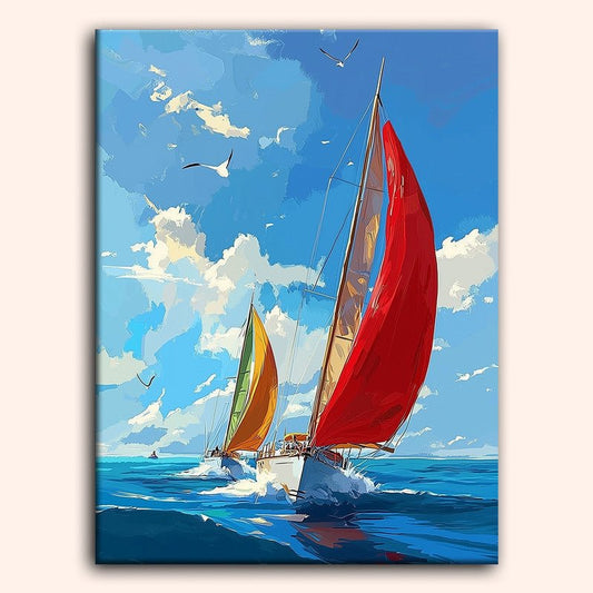 Paint by numbers - Racing Skies - MyArt