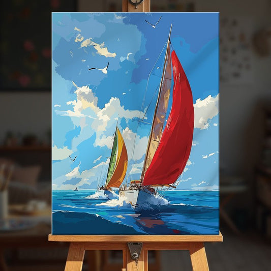 Paint by numbers - Racing Skies - MyArt
