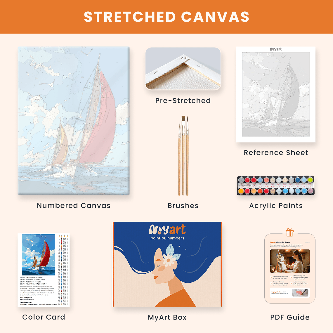 Paint by numbers - Racing Skies - MyArt