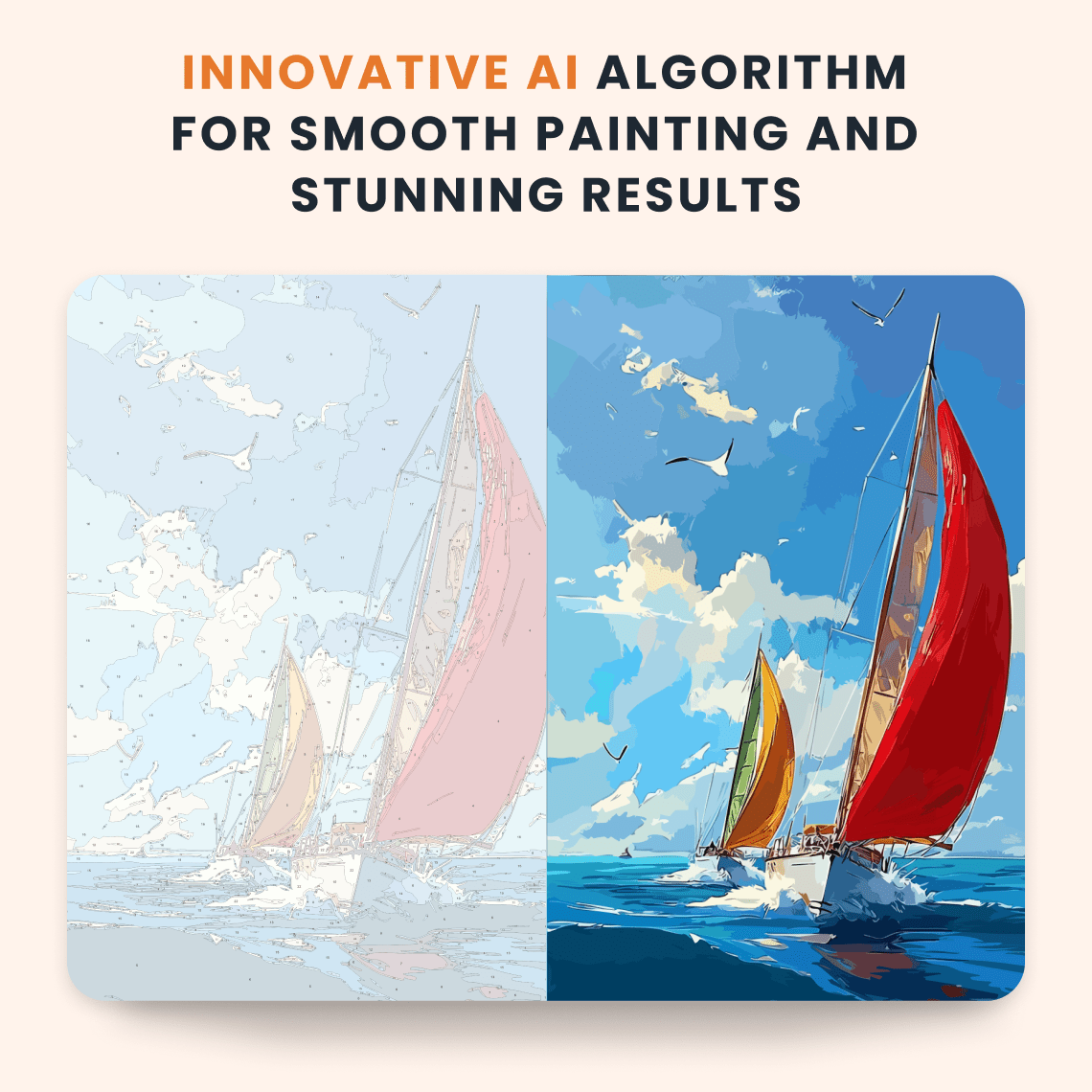 Paint by numbers - Racing Skies - MyArt