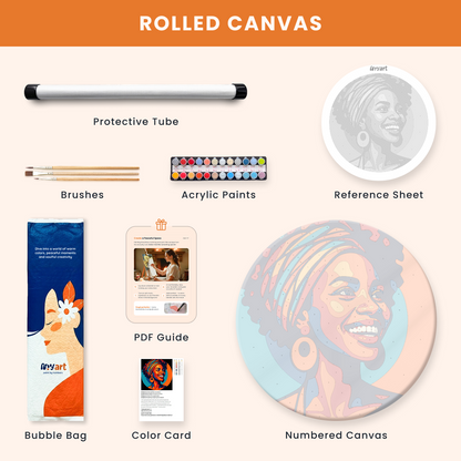 Paint by numbers - Radiant Joy - MyArt