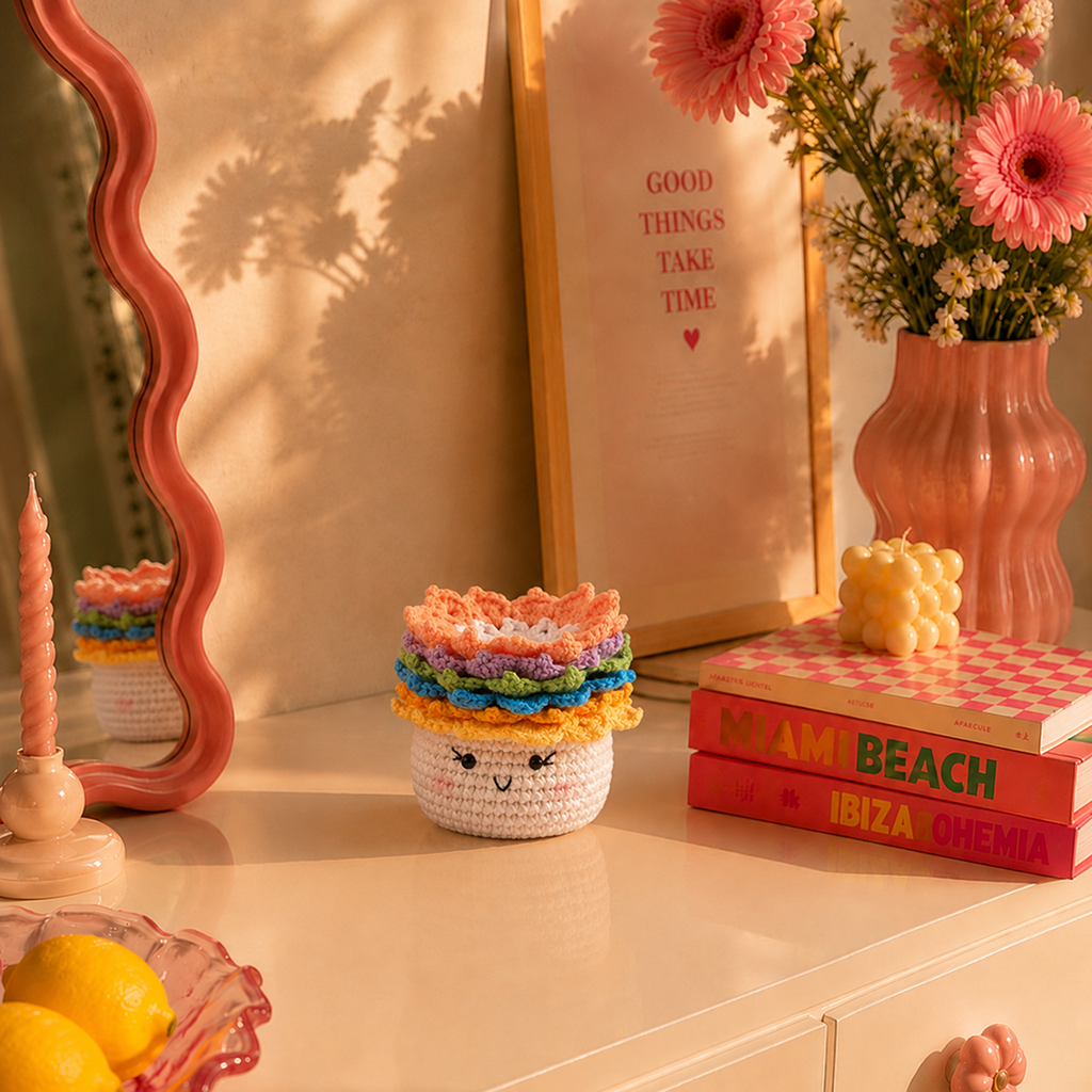 Rainbow Flowerpot