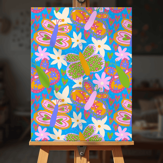 Paint by numbers - Rainbow Butterflies - MyArt