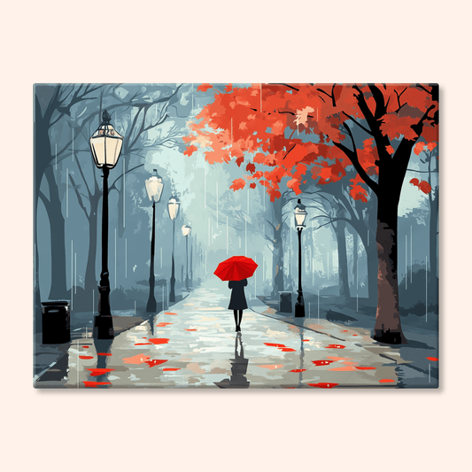 Paint by numbers - Rainy Path - MyArt