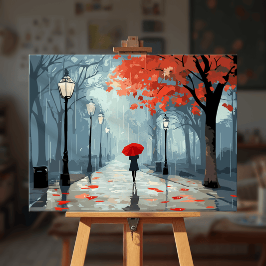 Paint by numbers - Rainy Path - MyArt