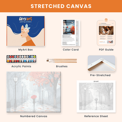 Paint by numbers - Rainy Path - MyArt