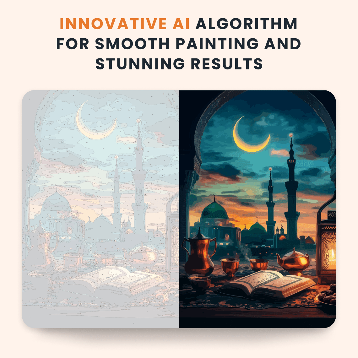 Paint by numbers - Ramadan Table - MyArt