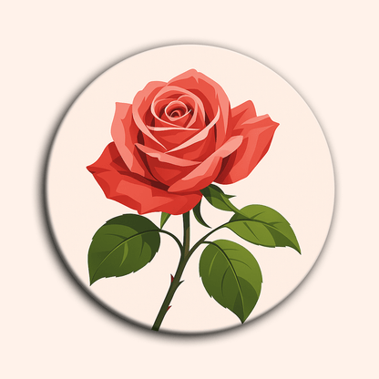 Paint by numbers - Red Rose - MyArt