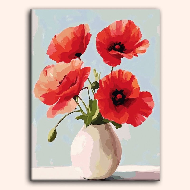 Paint by numbers - Red Serenity - MyArt