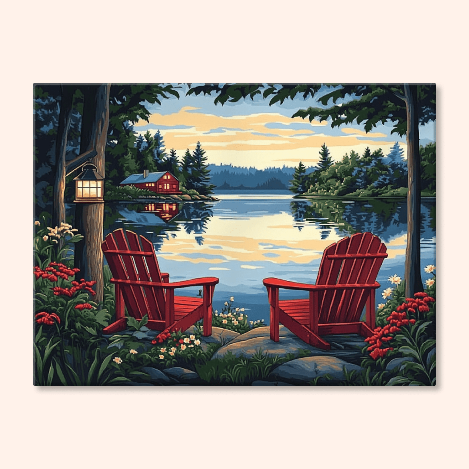 Paint by numbers - Red Chairs - MyArt