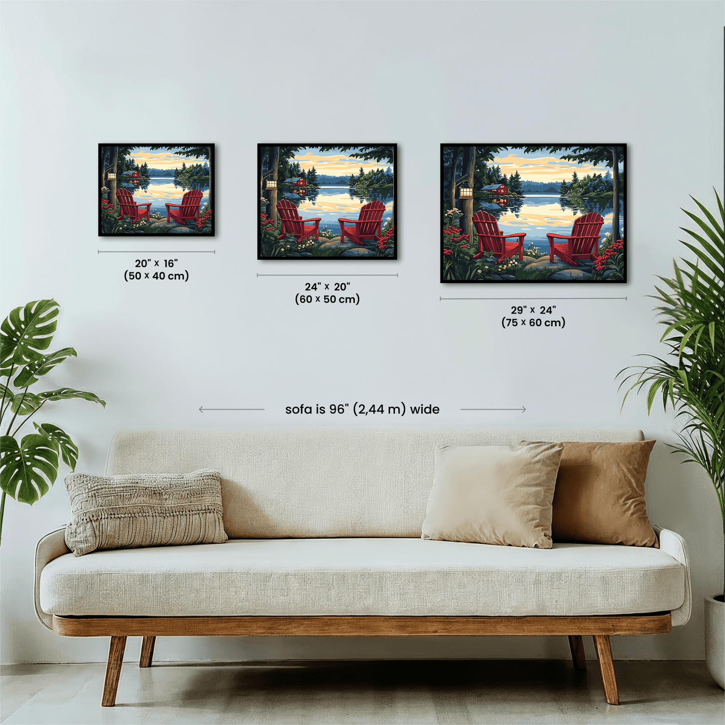 Paint by numbers - Red Chairs - MyArt