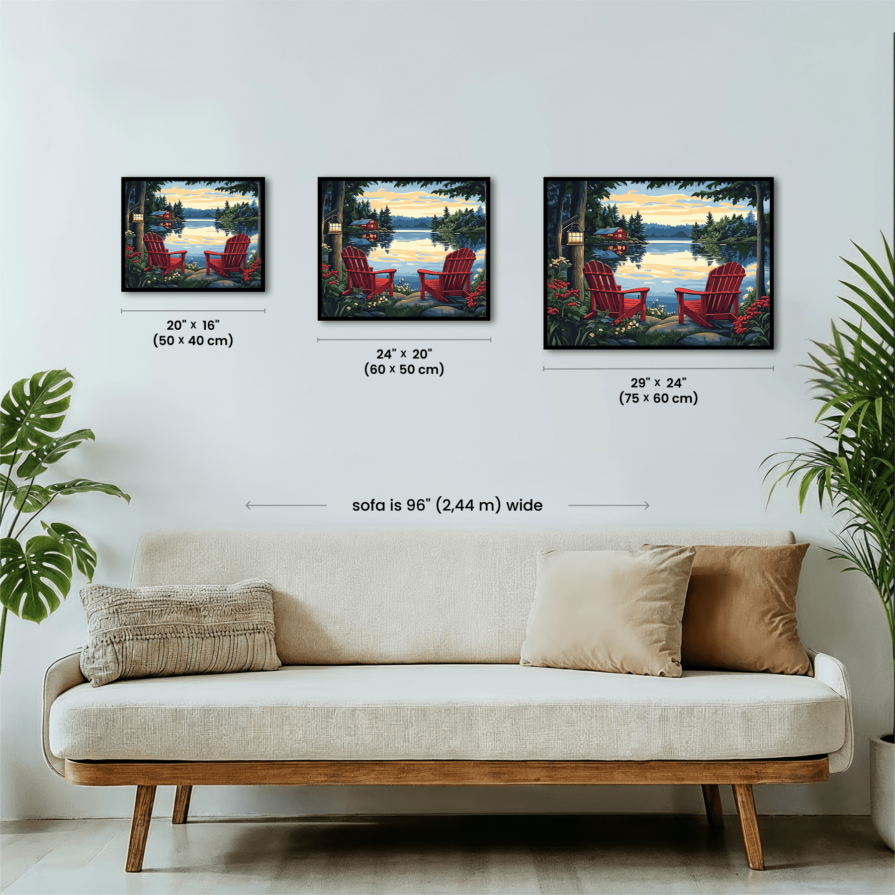 Paint by numbers - Red Chairs - MyArt