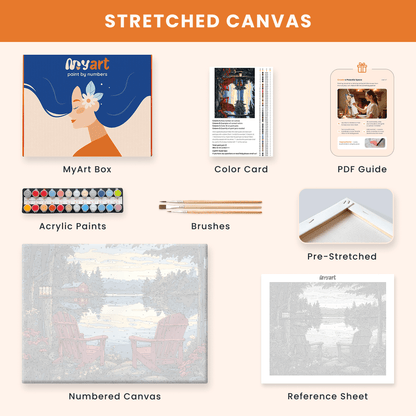 Paint by numbers - Red Chairs - MyArt