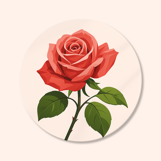 Paint by numbers - Red Rose - MyArt