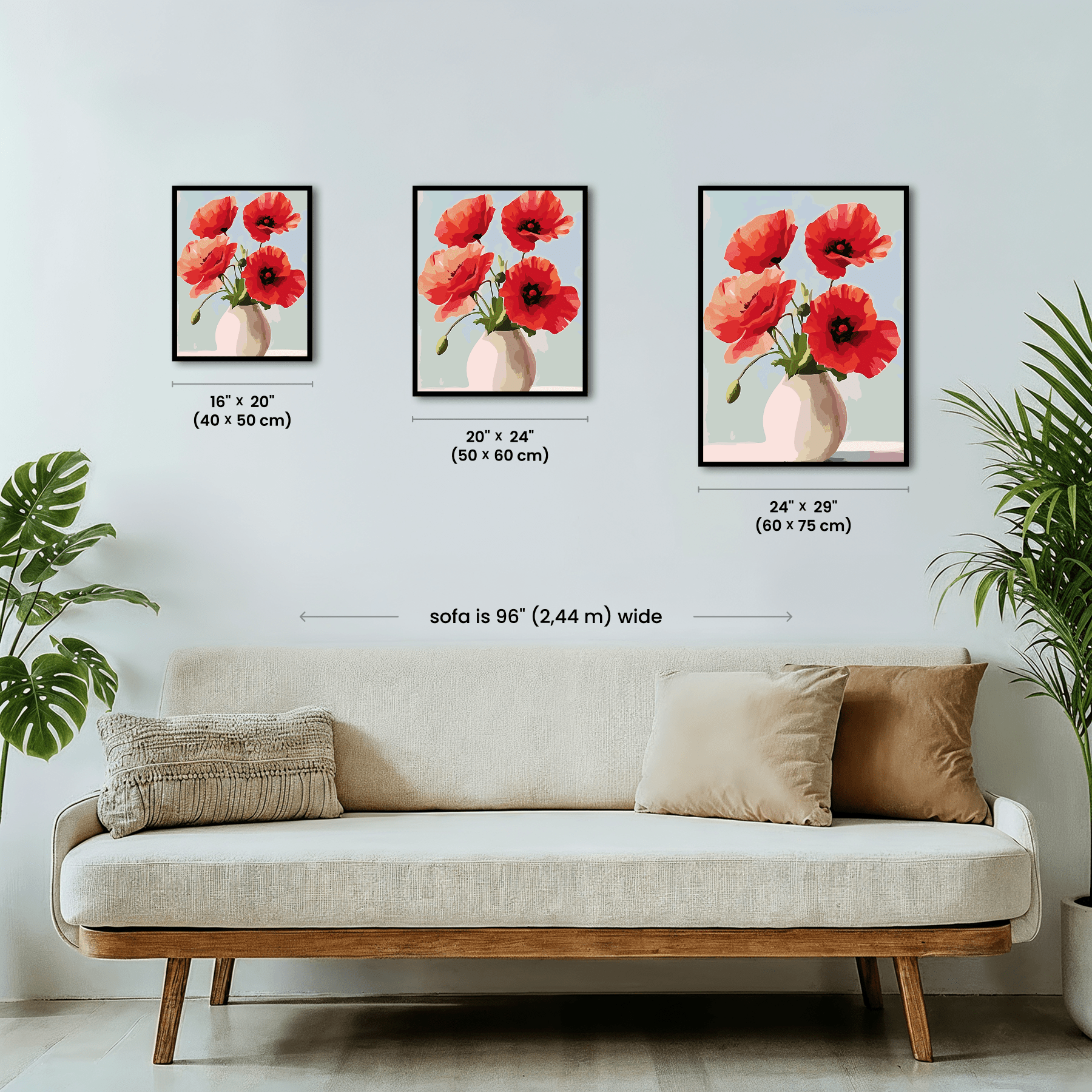 Paint by numbers - Red Serenity - MyArt