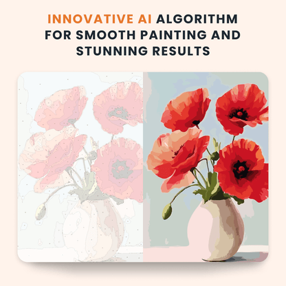 Paint by numbers - Red Serenity - MyArt