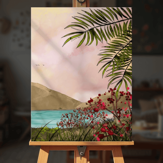 Paint by numbers - Red Sunset - MyArt