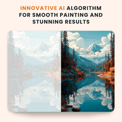 Paint by numbers - Reflective Peaks - MyArt