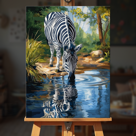Reflective Zebra