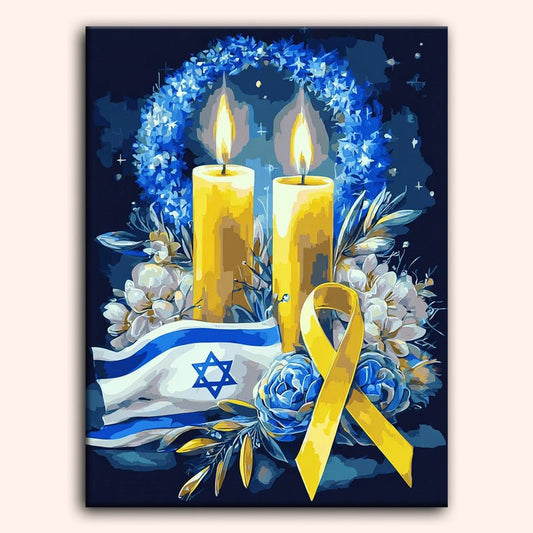 Paint by numbers - Remembrance Flame - MyArt
