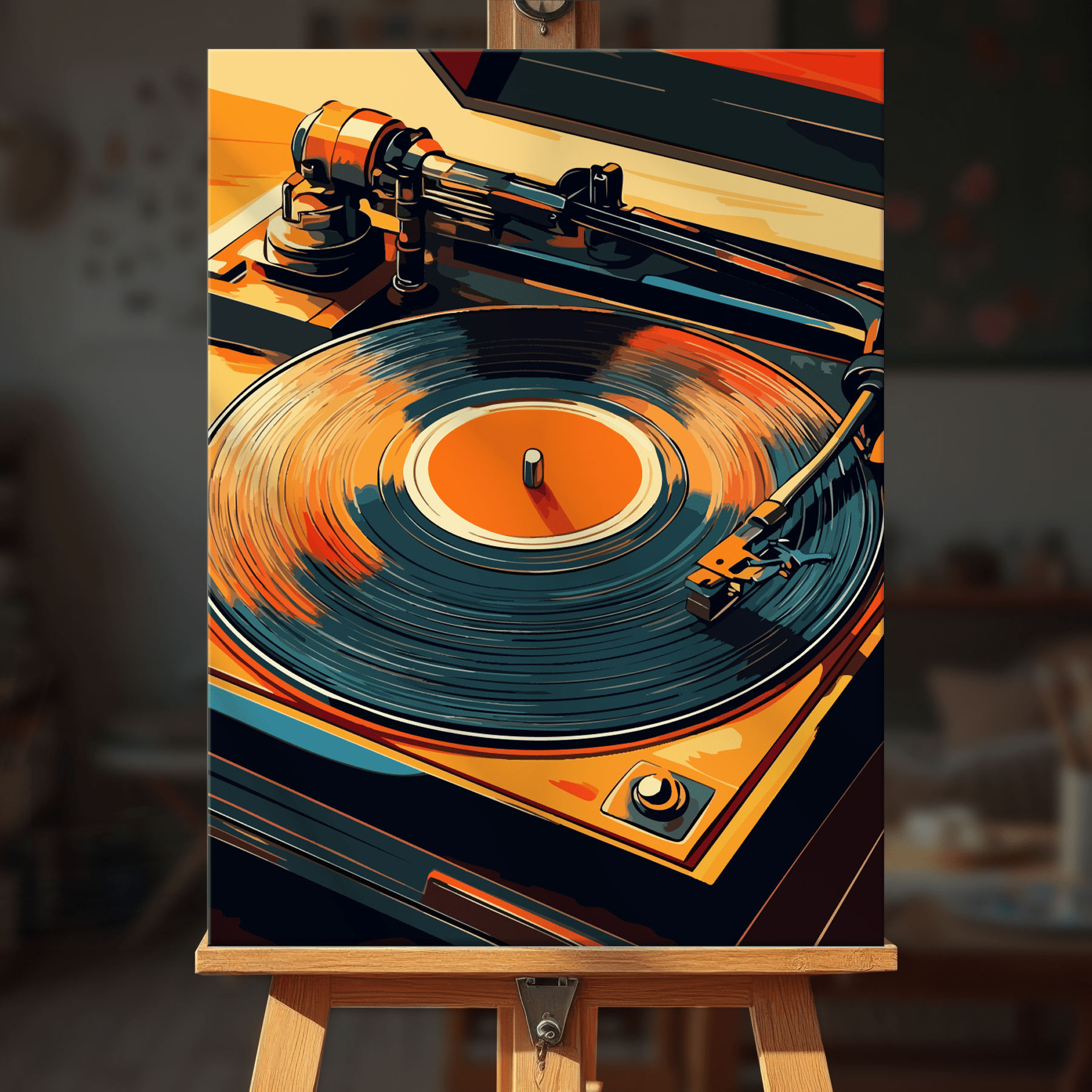 Paint by numbers - Retro Rhythm - MyArt