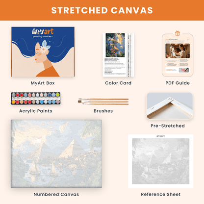 Paint by numbers - River Life - MyArt