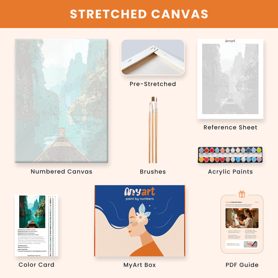 Paint by numbers - River Journey - MyArt