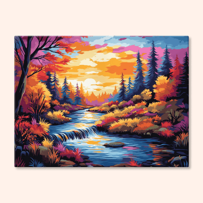 Paint by numbers - River of Light - MyArt