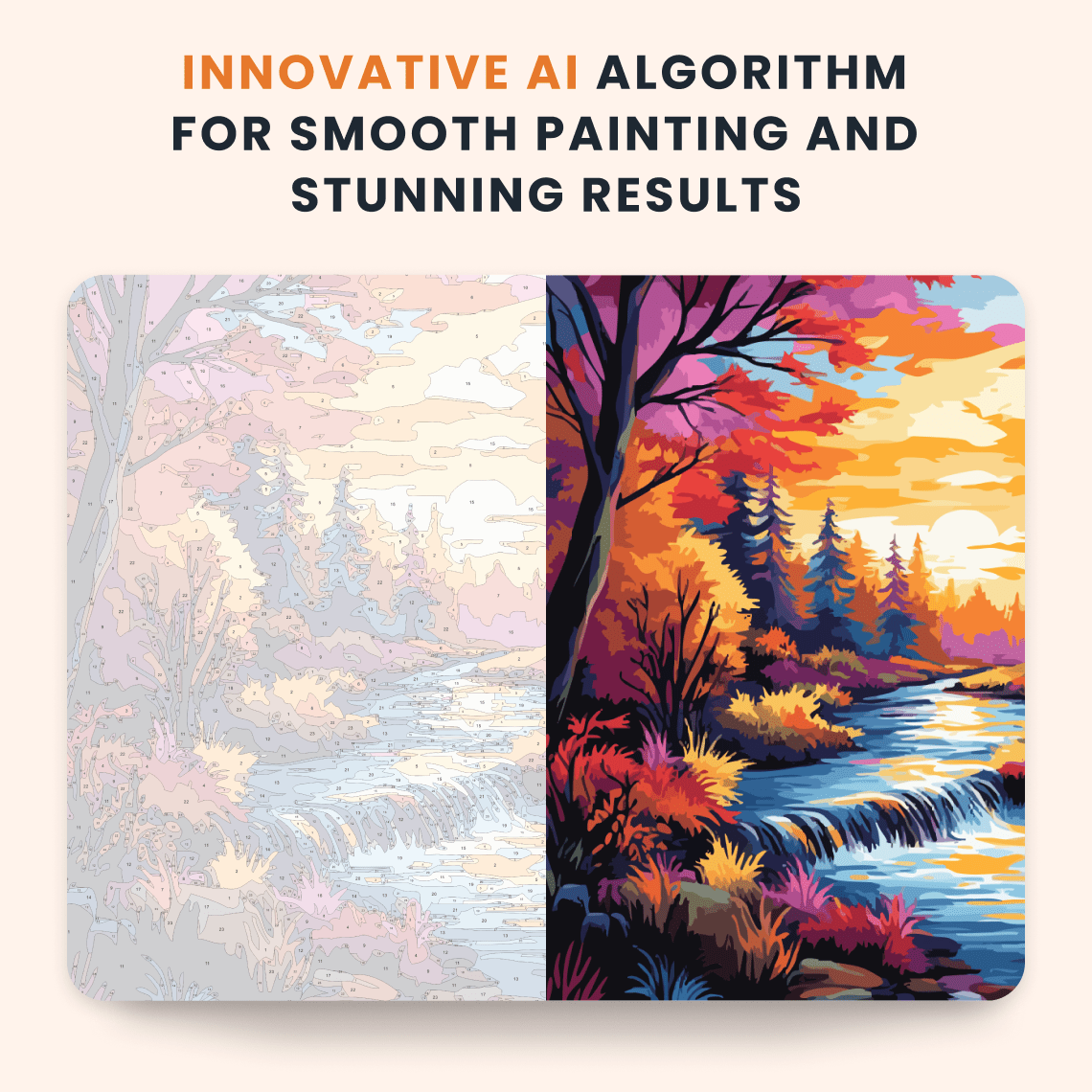 Paint by numbers - River of Light - MyArt