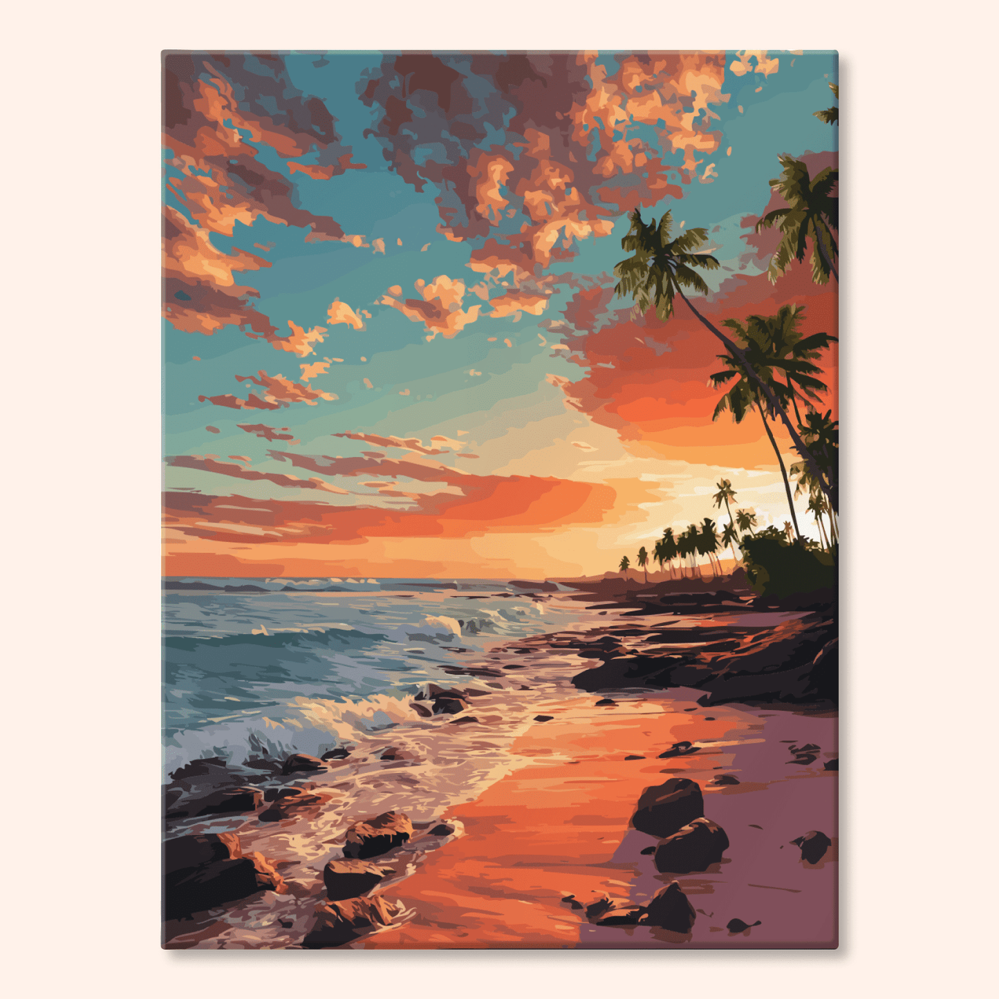 Paint by numbers - Rocky Sunset - MyArt