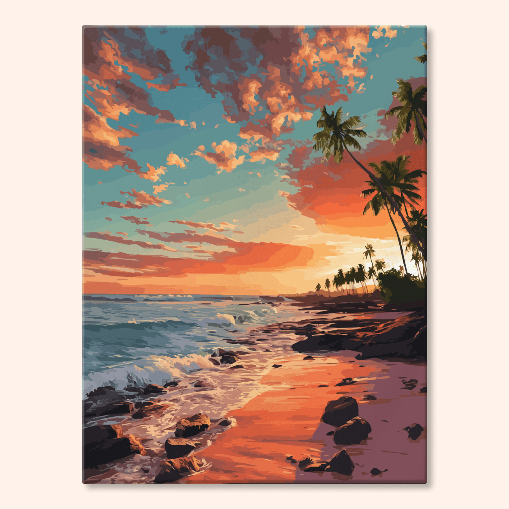 Paint by numbers - Rocky Sunset - MyArt