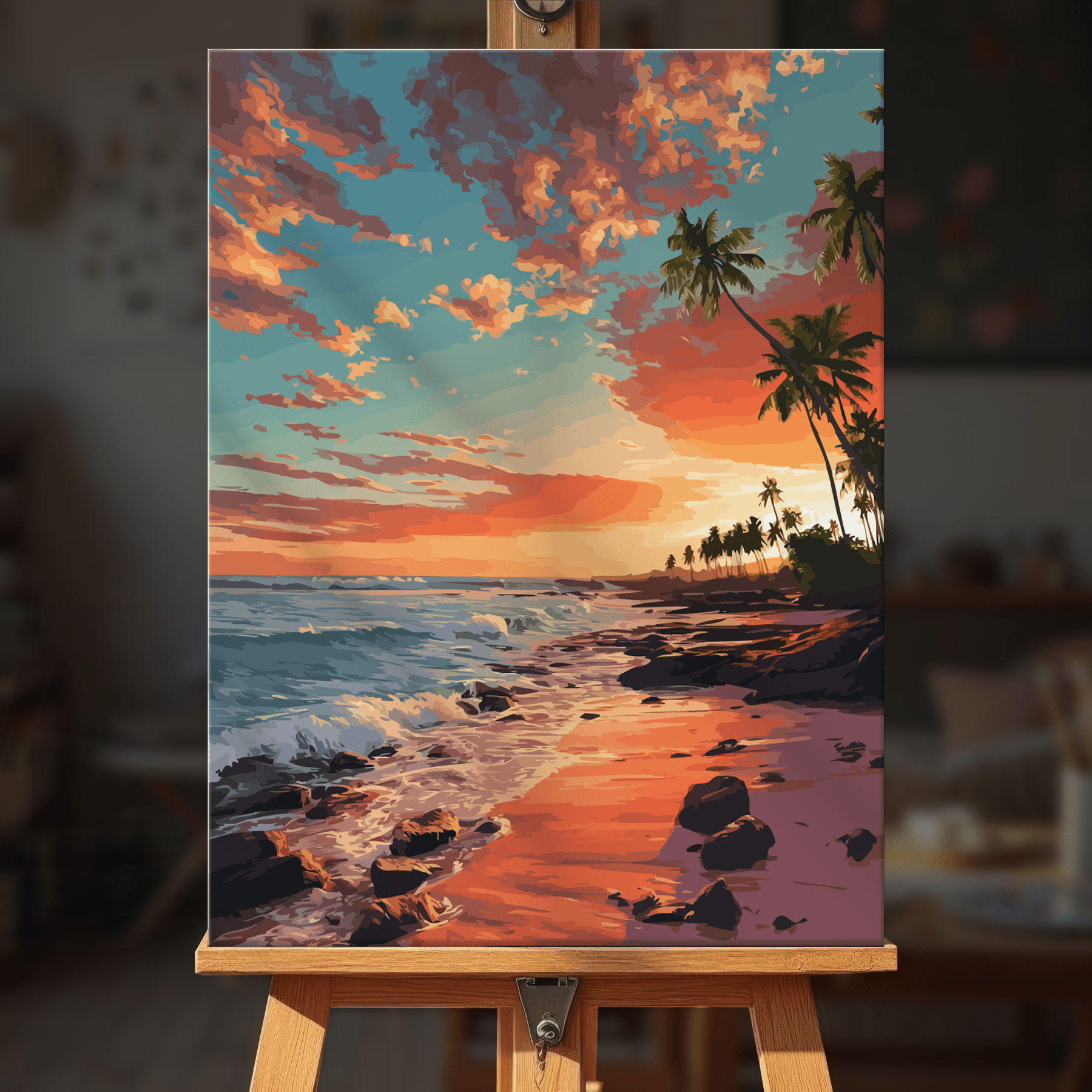 Paint by numbers - Rocky Sunset - MyArt