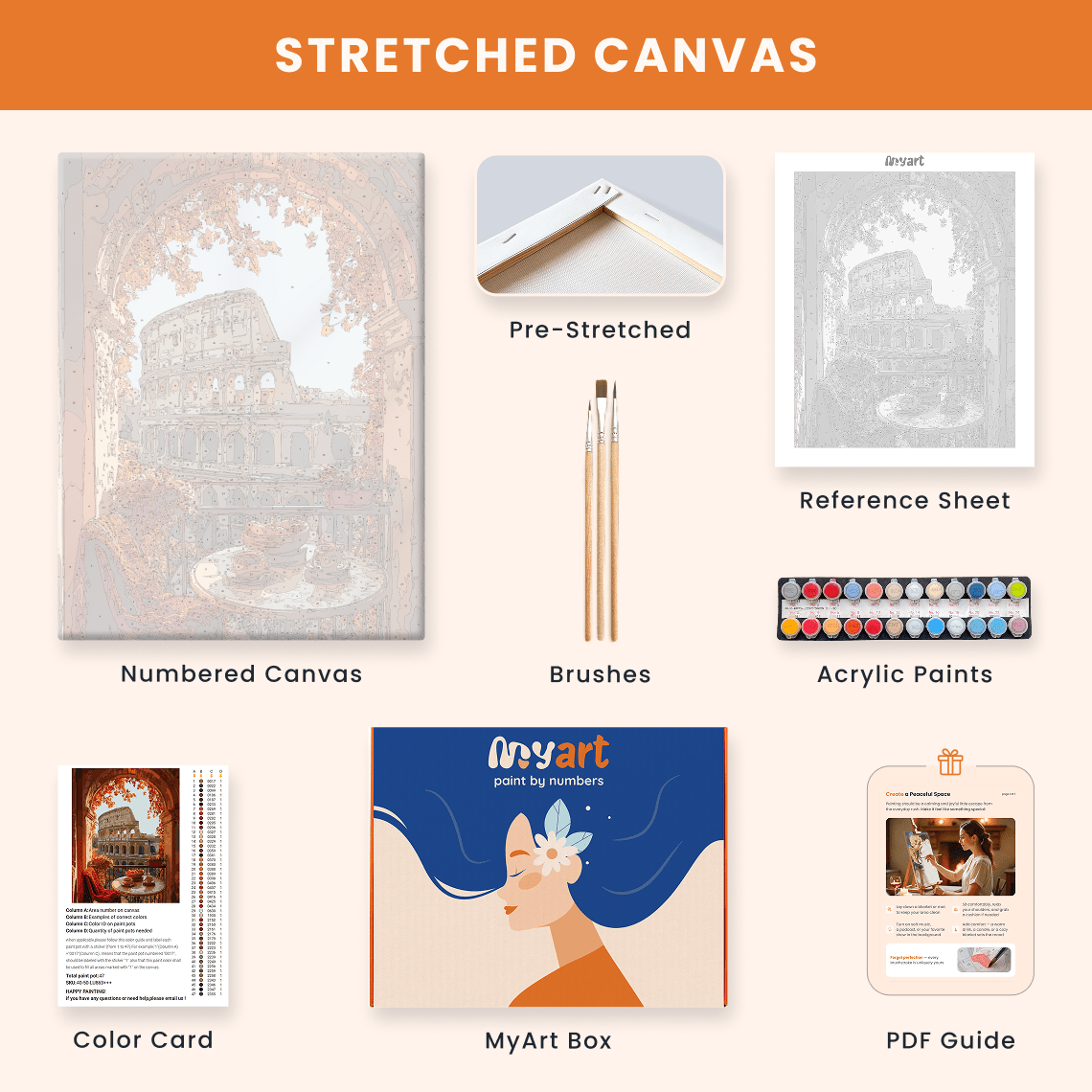 Paint by numbers - Roman Morning - MyArt