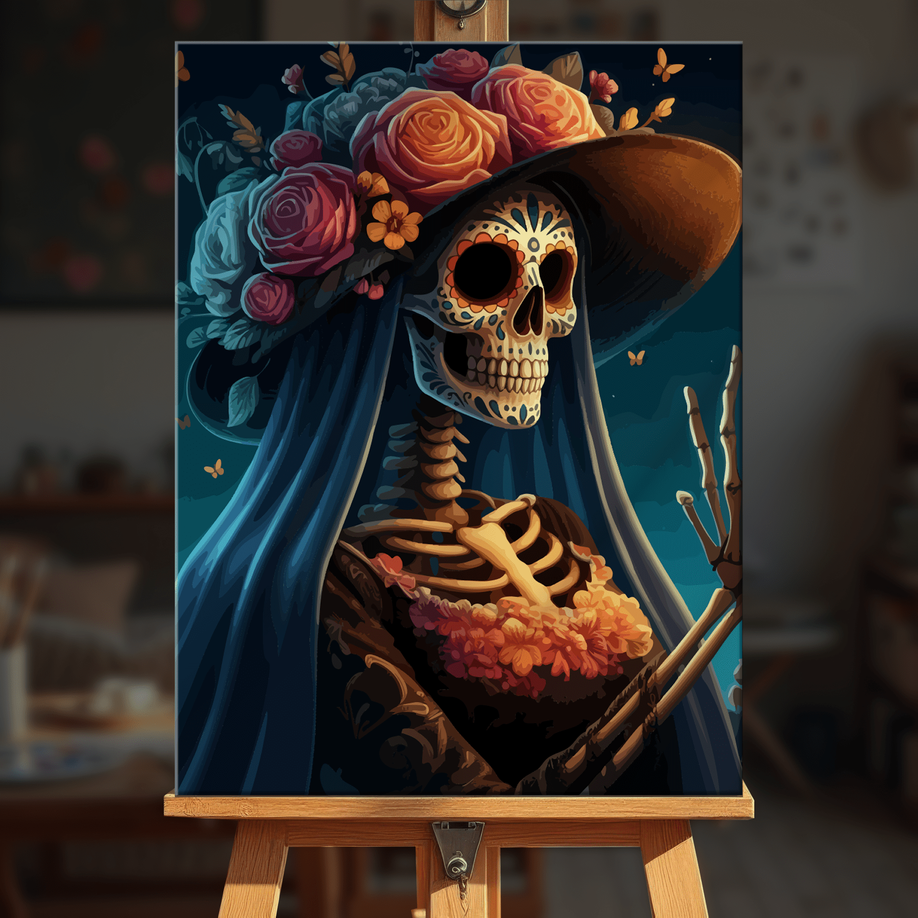Paint by numbers - Rose Hat - MyArt
