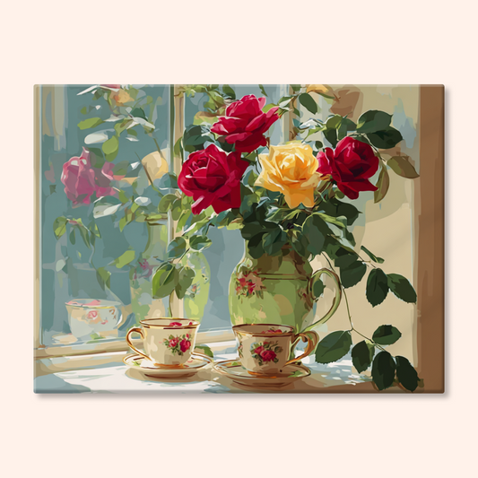Roses by Window