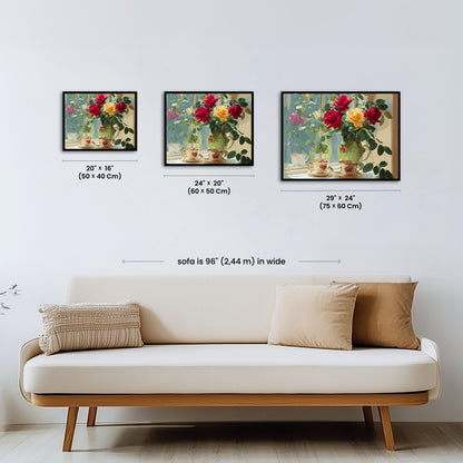 Paint by numbers - Roses by Window - MyArt