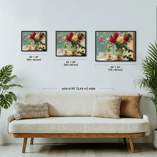 Paint by numbers - Roses by Window - MyArt