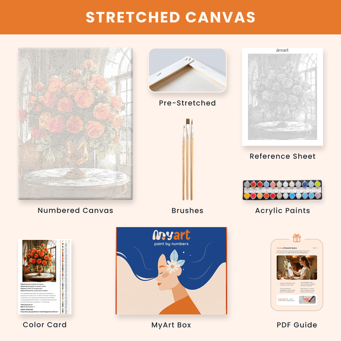 Paint by numbers - Royal Bloom - MyArt